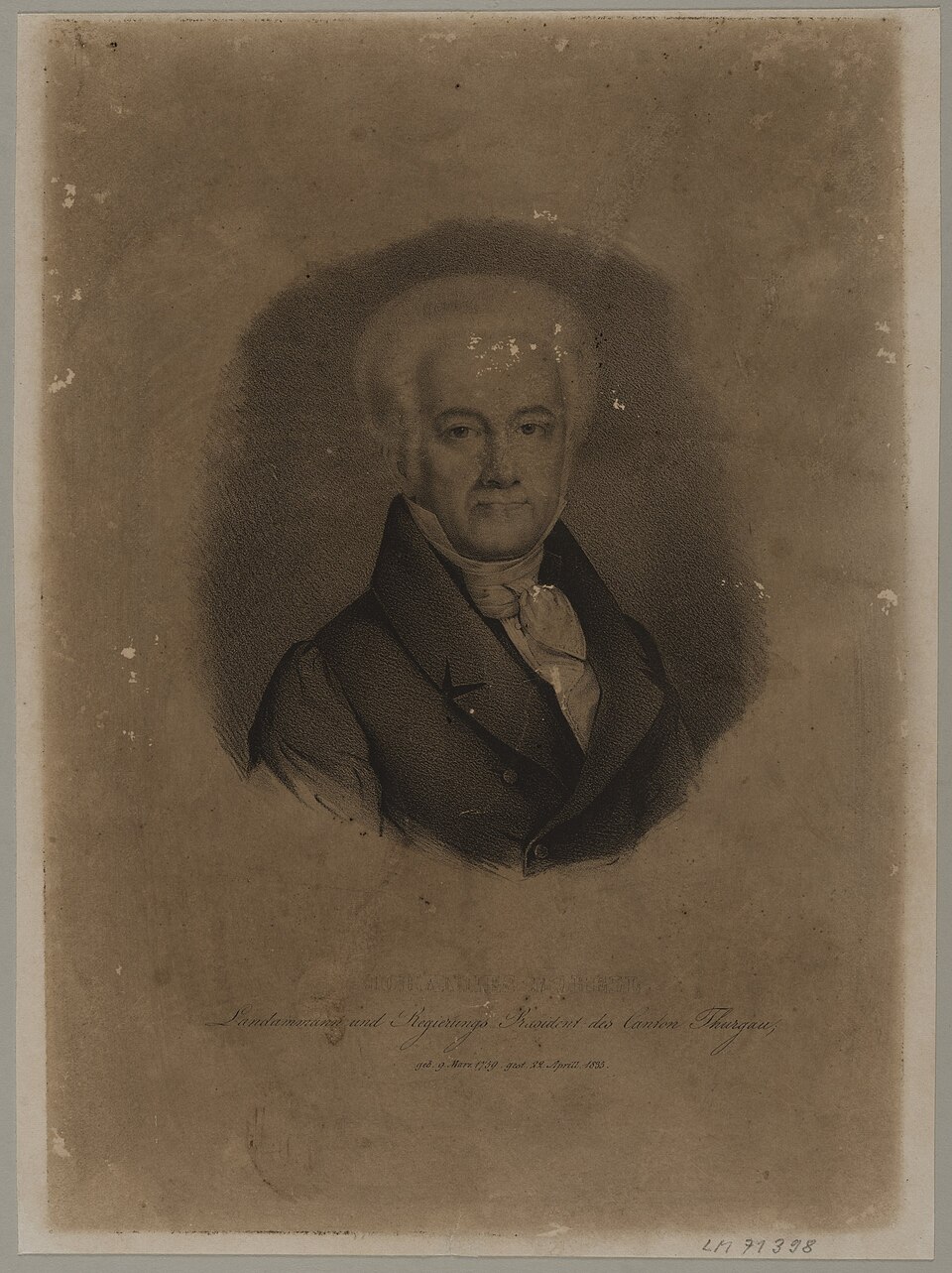 Bildnis von Johannes Morell