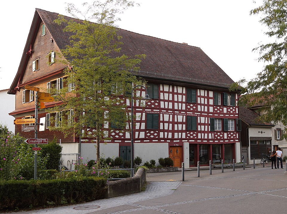 Das Wohnhaus Zur Brücke — in Gottlieben, im Tägerwiler Brandkataster