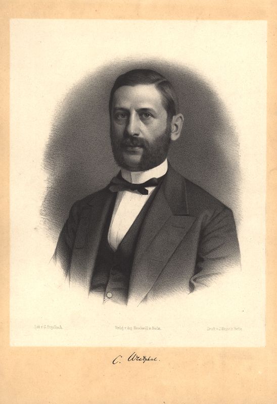 Bildnis von Carl Westphal