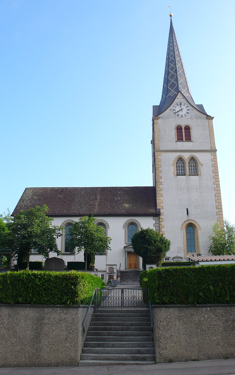Die reformierte Kirche — das älteste Gebäude des Ortes