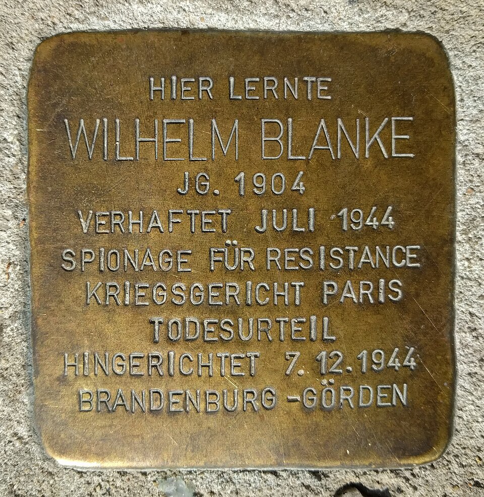Bildnis von Wilhelm Blanke